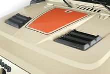 Load image into Gallery viewer, Rugged Ridge Performance Vented Hood Kit 07-18 Jeep Wrangler - Side View