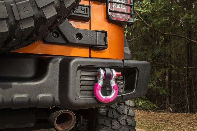 Rugged Ridge Pink 3/4in D-Ring Isolator Kit - Side View