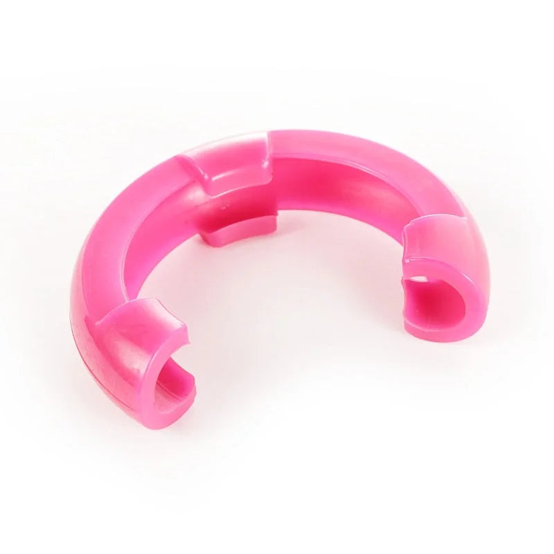 Rugged Ridge Pink 3/4in D-Ring Isolator Kit - Back View