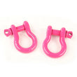 Load image into Gallery viewer, Rugged Ridge Pink 3/4in D-Ring Shackles - Main Product View
