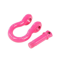 Load image into Gallery viewer, Rugged Ridge Pink 9500lb 3/4in D-Shackle - Detail View