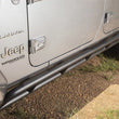 Load image into Gallery viewer, Rugged Ridge RRC Rocker Guards 2018-20 Jeep Wrangler JL 4 Door - Side View