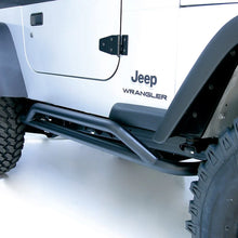Load image into Gallery viewer, Rugged Ridge RRC Rocker Guards Black 87-06 Jeep Wrangler - Main Product View