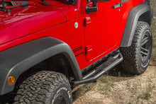 Load image into Gallery viewer, Rugged Ridge RRC Side Armor Guard Plates 07-18 Jeep Wrangler JK - Side View