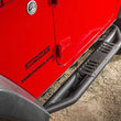 Load image into Gallery viewer, Rugged Ridge RRC Side Armor Guard Plates 07-18 Jeep Wrangler JK - Back View