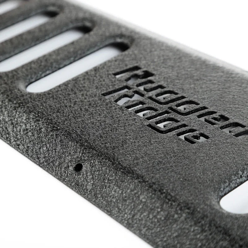 Rugged Ridge RRC Side Armor Guard Plates 07-18 Jeep Wrangler JK - Installation View