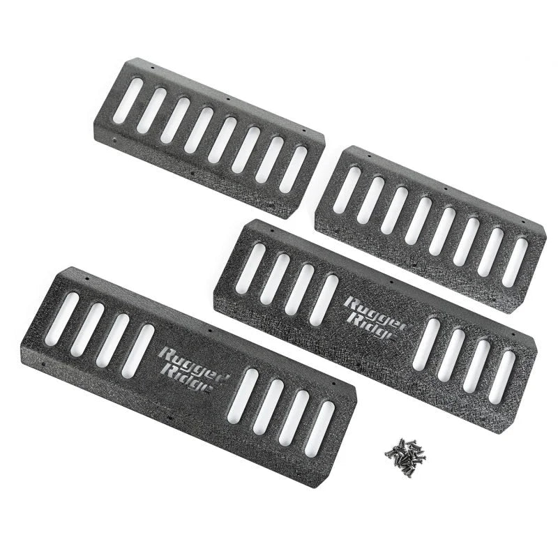 Rugged Ridge RRC Side Armor Guard Plates 07-18 Jeep Wrangler JKU - Main Product View