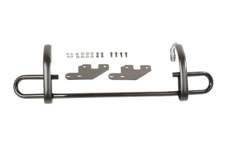 Rugged Ridge Rear Bumper Guard Black. Double Tube 11-18 WK - Back View