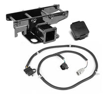 Load image into Gallery viewer, Rugged Ridge Receiver Hitch Kit Jeep Logo 07-18 Jeep Wrangler - Main Product View