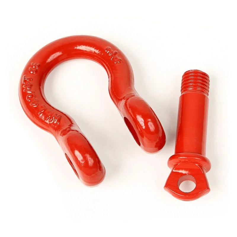 Rugged Ridge Red 3/4in D-Shackles - Installation View