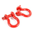 Load image into Gallery viewer, Rugged Ridge Red 7/8in D-Shackles - Main Product View