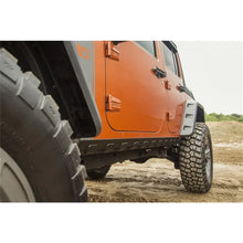 Load image into Gallery viewer, Rugged Ridge Rocker Guard Kit Body Armor 4 Door 07-18 Jeep Wrangler JK - Side View
