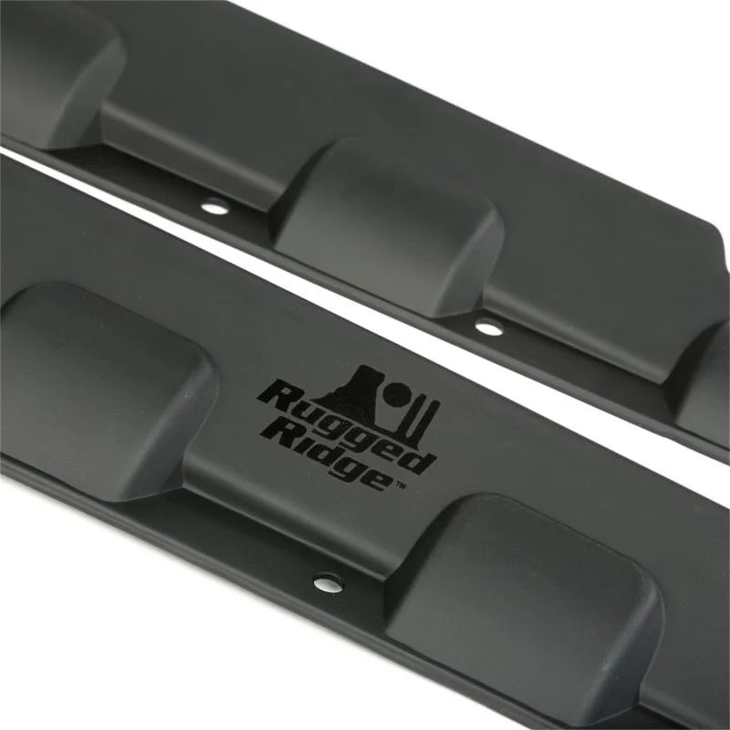 Rugged Ridge Rocker Guard Kit Body Armor 4 Door 07-18 Jeep Wrangler JK - Installation View