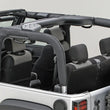 Load image into Gallery viewer, Rugged Ridge Roll Bar Cover Black Vinyl 07-18 Jeep Wrangler JK
