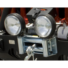Load image into Gallery viewer, Rugged Ridge Roller Fairlead w/ Off-road Light Mounts - Side View