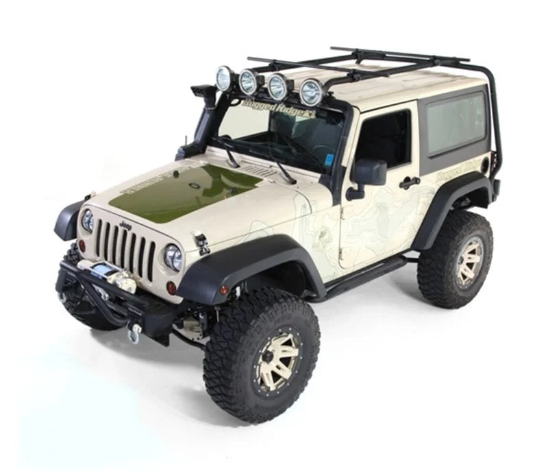 Rugged Ridge Roof Rack 07-18 Jeep 2-Door Jeep Wrangler - Main Product View