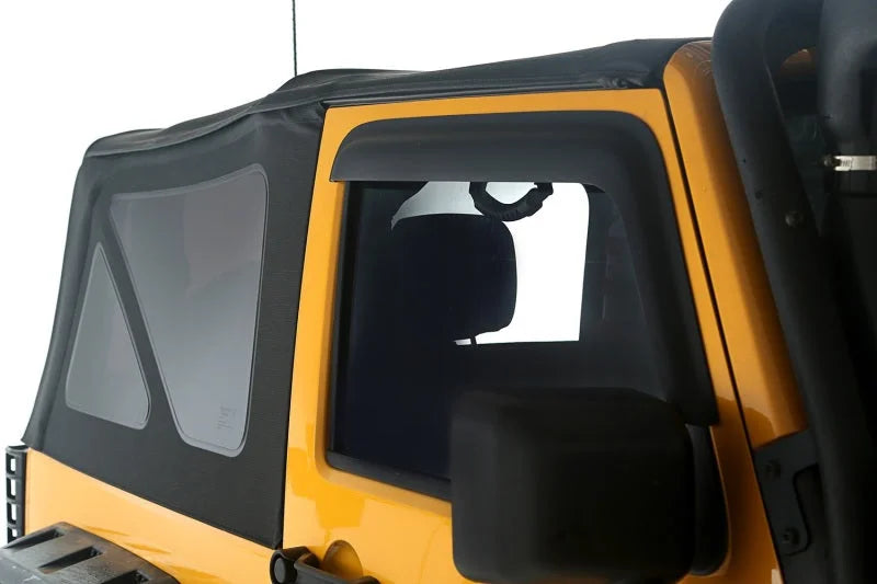 Rugged Ridge Sailcloth Soft Top Black Diamond 10-18 2-Door JK - Side View