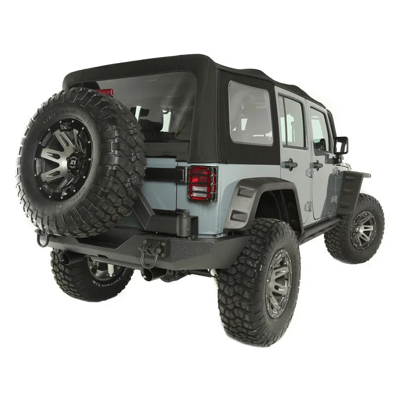 Rugged Ridge Sailcloth Soft Top Black Diamond 10-18 4-Door JK - Main Product View