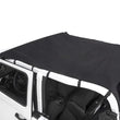 Load image into Gallery viewer, Rugged Ridge Savannah Brief Top Diamond Black 10-18 Jeep Wrangler JL 2-Door - Side View