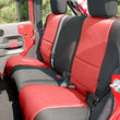 Load image into Gallery viewer, Rugged Ridge Seat Cover Kit Black/Red 11-18 Jeep Wrangler JK 4dr - Detail View