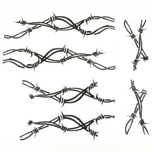 Load image into Gallery viewer, Rugged Ridge Side Decals Pair Barbed Wire 07-18 Jeep Wrangler - Main Product View