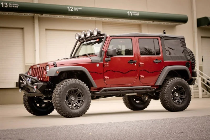 Rugged Ridge Side Decals Pair Barbed Wire 07-18 Jeep Wrangler - Side View