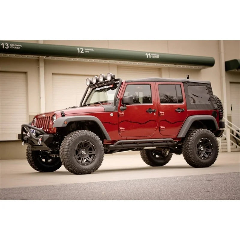Rugged Ridge Side Decals Pair Barbed Wire 07-18 Jeep Wrangler - Back View