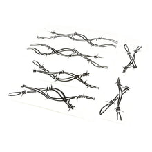 Load image into Gallery viewer, Rugged Ridge Side Decals Pair Barbed Wire 07-18 Jeep Wrangler - Installation View
