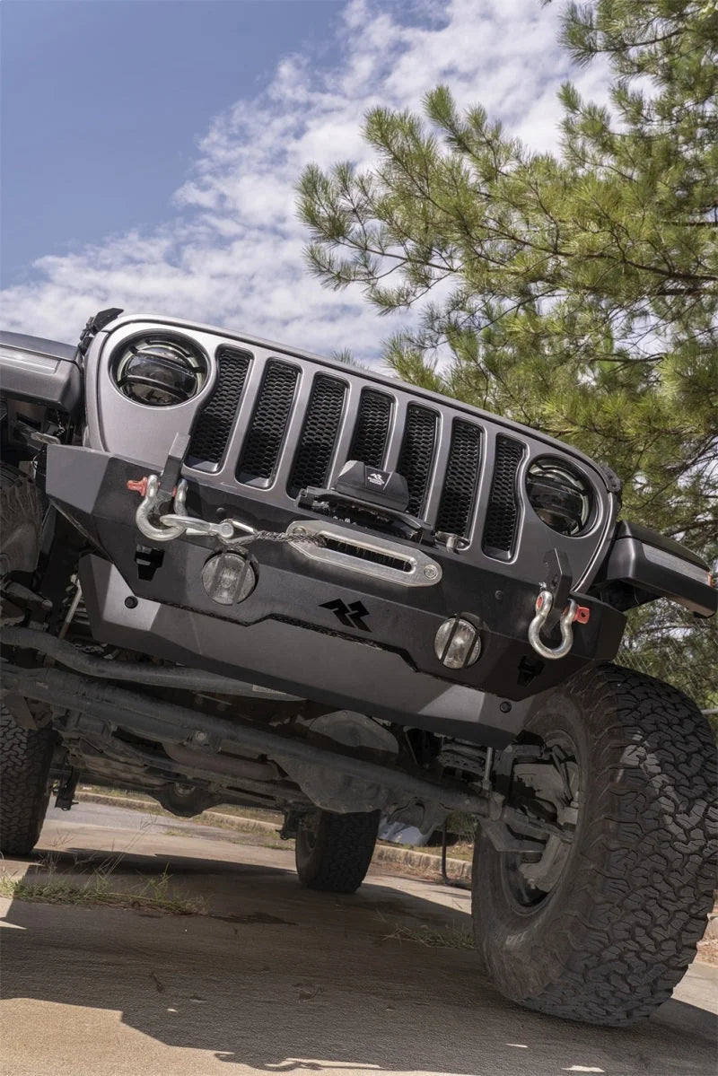 Rugged Ridge Skid Plate Front 18-20 Jeep Wrangler JL - Back View