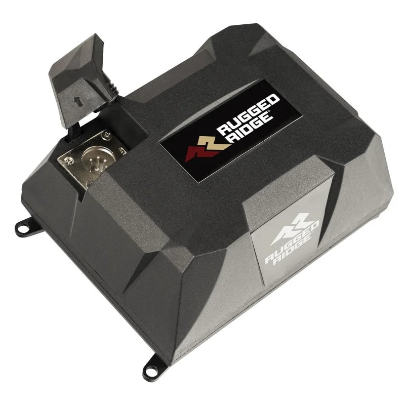 Rugged Ridge Solenoid Box With Wires for Trekker Winch - Back View