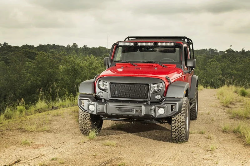 Rugged Ridge Spartacus Front Bumper Black 07-18 Jeep Wrangler - Additional View 5