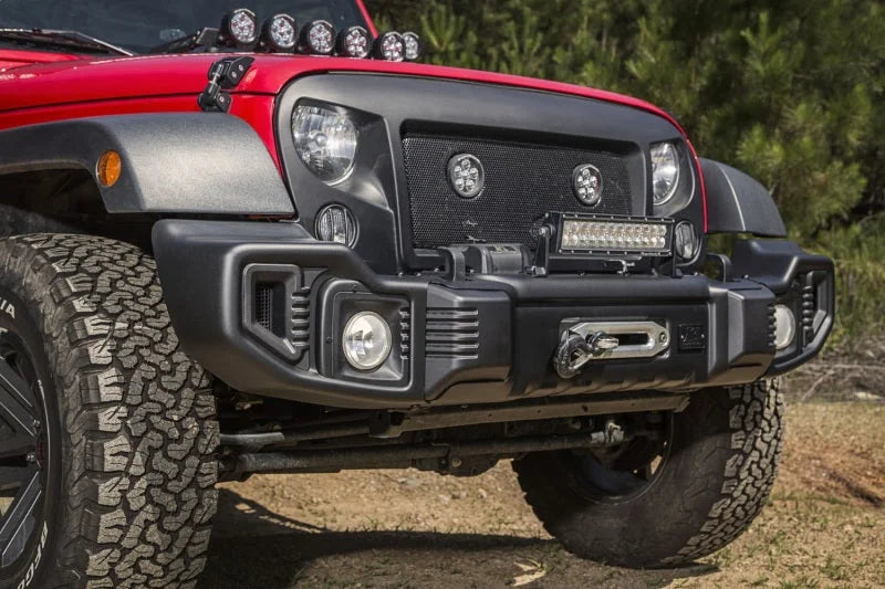 Rugged Ridge Spartacus Front Bumper Black 07-18 Jeep Wrangler - Additional View 6