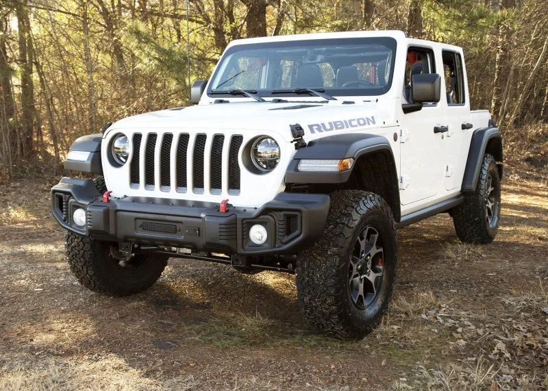 Rugged Ridge Spartacus Front Bumper Black 18-20 Jeep JL/JT - Side View