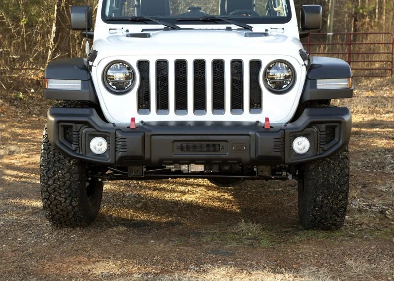 Rugged Ridge Spartacus Front Bumper Black 18-20 Jeep JL/JT - Detail View