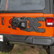 Load image into Gallery viewer, Rugged Ridge Spartacus HD Tire Carrier Hinge Casting 18-20 Jeep Wrangler JL - Back View