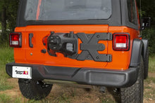 Load image into Gallery viewer, Rugged Ridge Spartacus HD Tire Carrier Hinge Casting 18-20 Jeep Wrangler JL - Back View