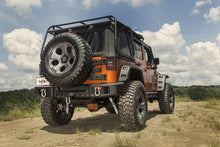 Load image into Gallery viewer, Rugged Ridge Spartacus Rear Bumper Black 07-18 Jeep Wrangler - Installation View