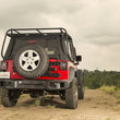 Load image into Gallery viewer, Rugged Ridge Spartacus Rear Bumper Black 07-18 Jeep Wrangler - Additional View 5