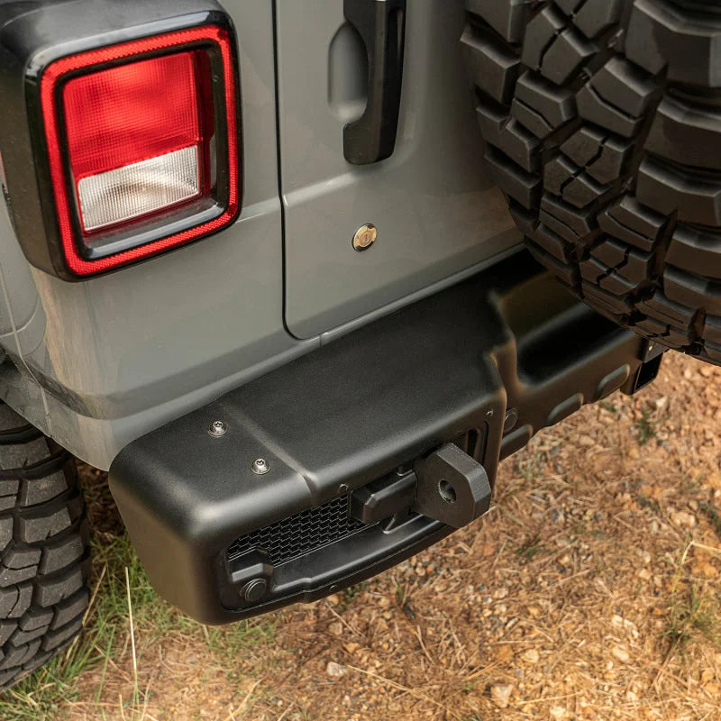 Rugged Ridge Spartacus Rear Bumper Black 18-20 Jeep Wrangler JL - Additional View 8