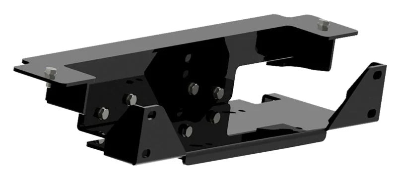 Rugged Ridge Spartacus Winch Plate 07-18 Jeep Wrangler JK - Side View