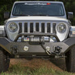 Load image into Gallery viewer, Rugged Ridge Spartan Front Bumper HCE W/Overrider 18-20 Jeep Wrangler JL/JT - Back View