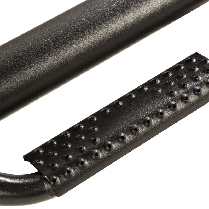 Rugged Ridge Spartan Nerf Bar Textured Black 12-18 JK 2-Door - Side View