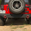 Load image into Gallery viewer, Rugged Ridge Spartan Rear Bumper Full Width 07-18 Jeep Wrangler JK - Installation View