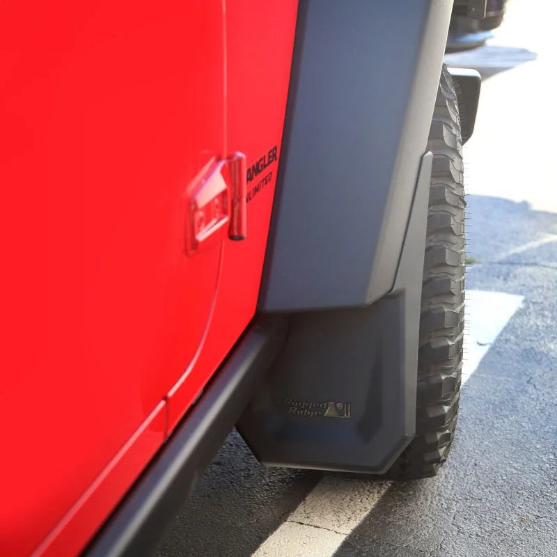 Rugged Ridge Splash Guard Kit Front 07-18 Jeep Wrangler JK - Side View
