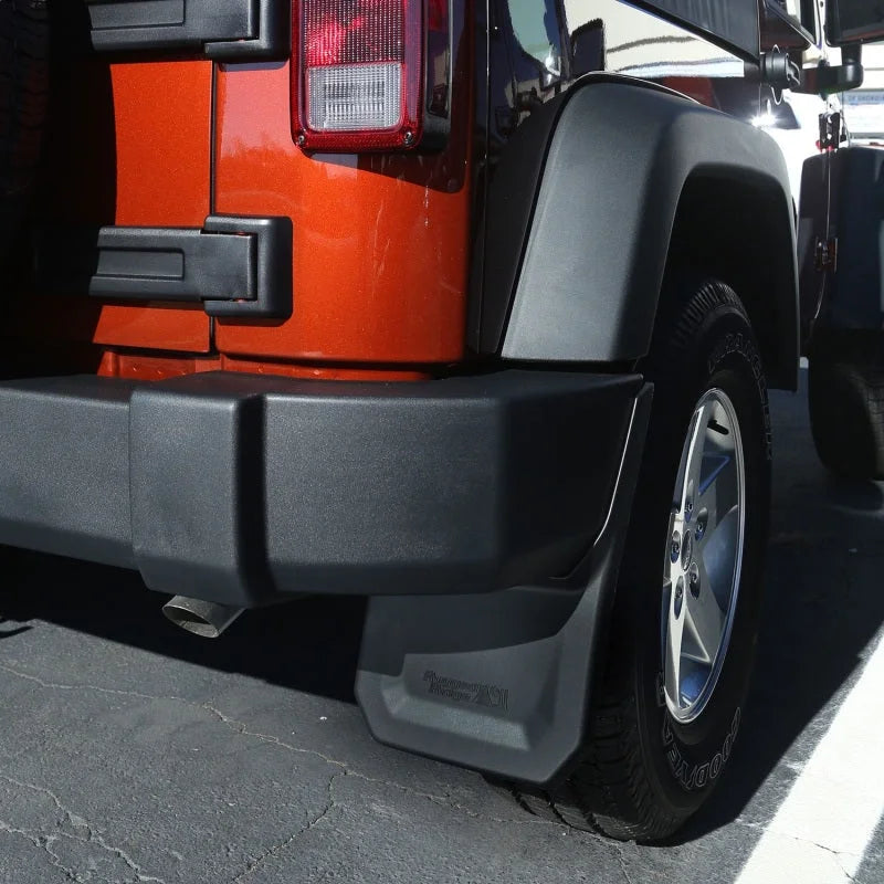 Rugged Ridge Splash Guard Kit Rear 07-18 Jeep Wrangler JK - Side View