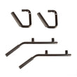 Load image into Gallery viewer, Rugged Ridge Steel Grab Handles F/R Kit Black 07-18 Jeep Wrangler JK/JKU - Main Product View