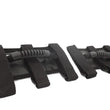 Load image into Gallery viewer, Rugged Ridge Steel Grab Handles F/R Kit Black 07-18 Jeep Wrangler JK/JKU - Side View