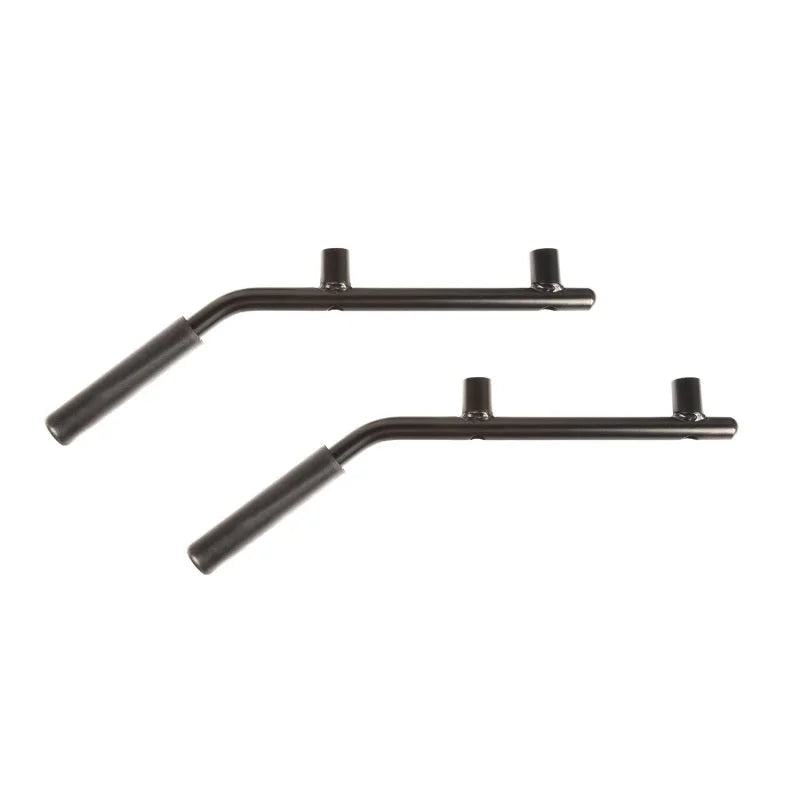 Rugged Ridge Steel Grab Handles Rear Pair Black 07-18 Jeep Wrangler JK /JKU - Main Product View