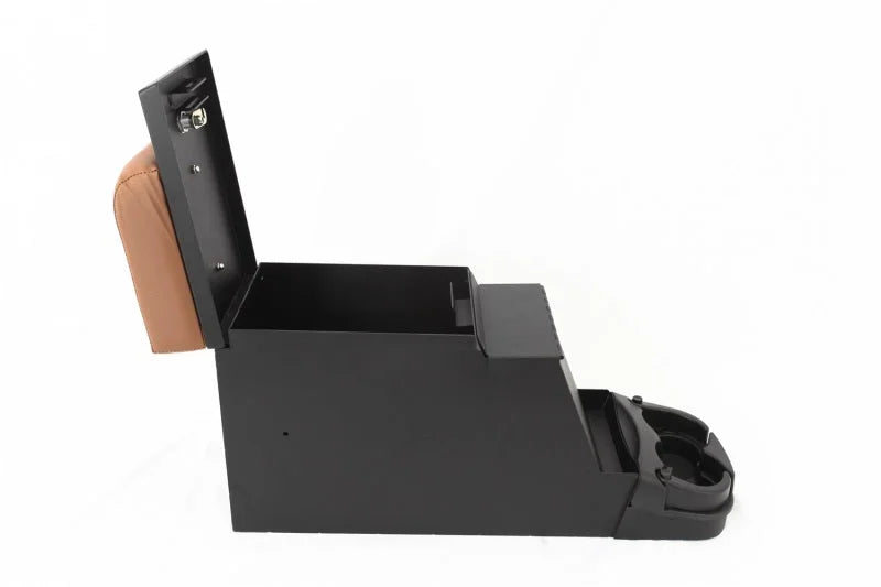 Rugged Ridge Stereo Security Console Spice 76-95 Jeep CJ / Jeep Wrangler - Side View