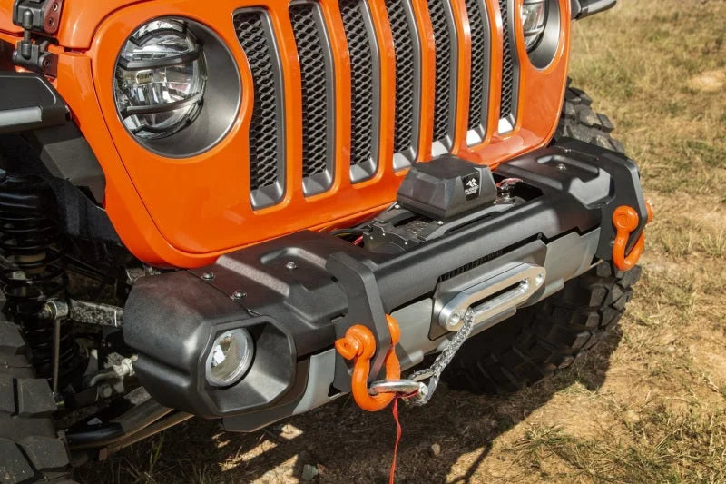 Rugged Ridge Stubby Venator Front Bumper 18-20 Jeep Wrangler JL/JT - Back View